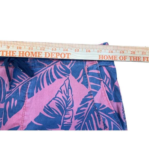 NWT Aero Stretch Jogger 9" Short, Hawaiian, Boardshorts, Berry/Navy, size Large - Picture 6 of 9